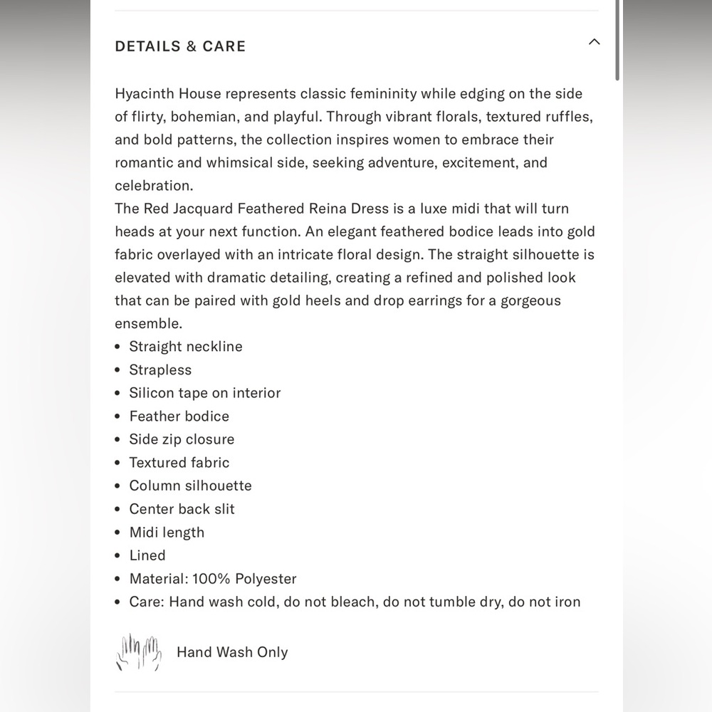 Tuckernuck Strapless Dress with Red Floral Design - Picture 13 of 14